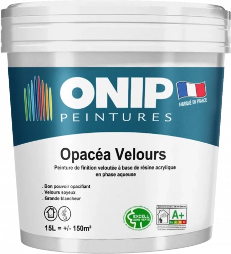 ONIP OPACEA VELOURS BLANC 15L